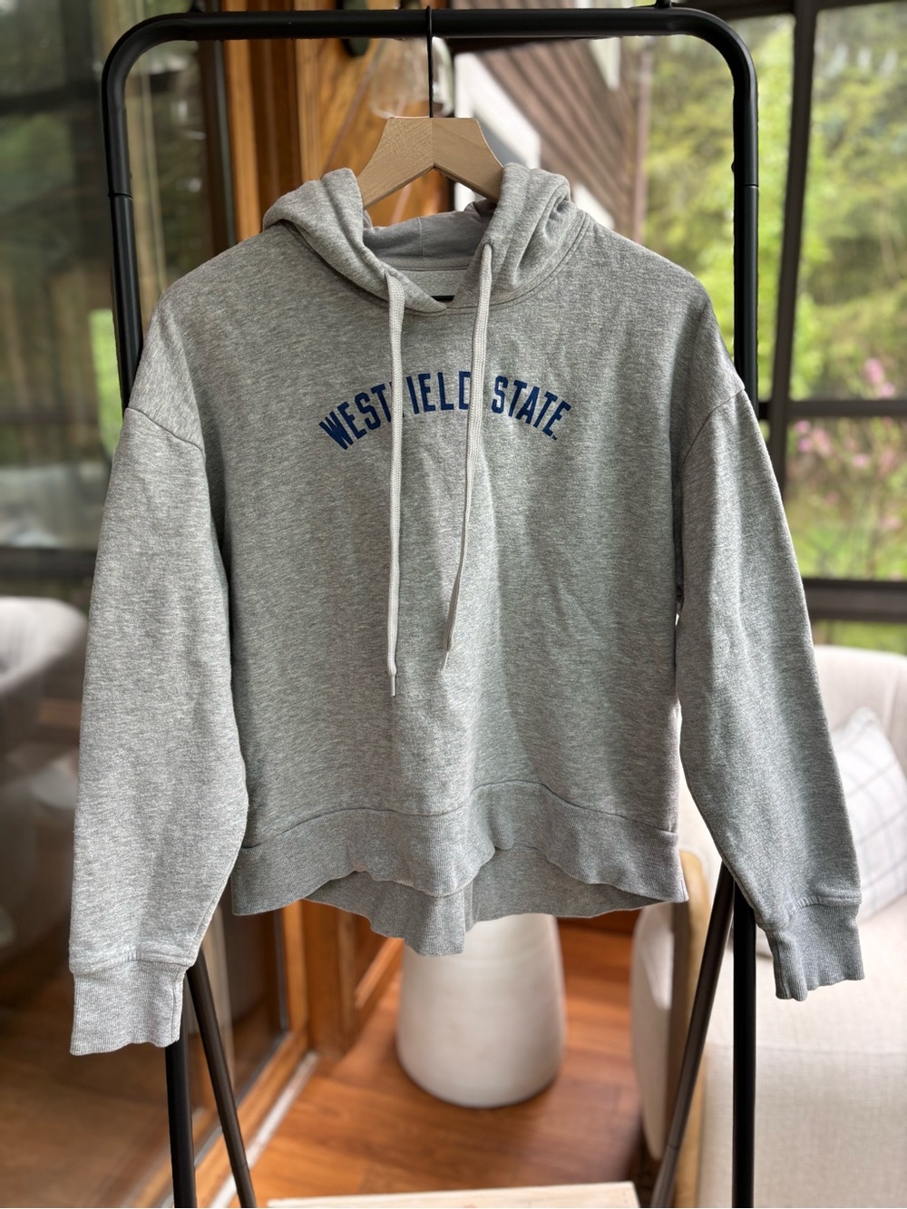 Gray 'Westfield State' Pullover Hoodie